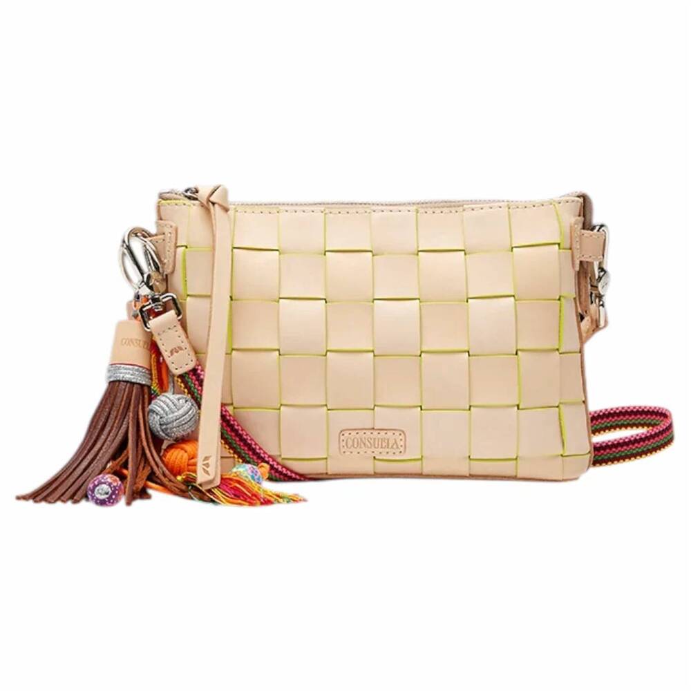 NEW CONSUELA women's jody midtown crossbody bag in natural